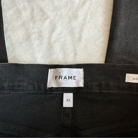 Frame Black Le Sylvie Kick Boot Jeans Women’s Size 33 - Picture 6 of 10